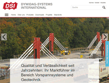 Tablet Screenshot of dywidag-systems.de