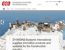 Tablet Screenshot of dywidag-systems.com
